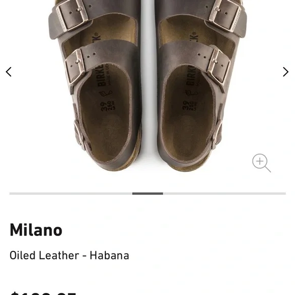 NWT Birkenstock new Milano Chocolate Brown Sandals - Picture 3 of 9